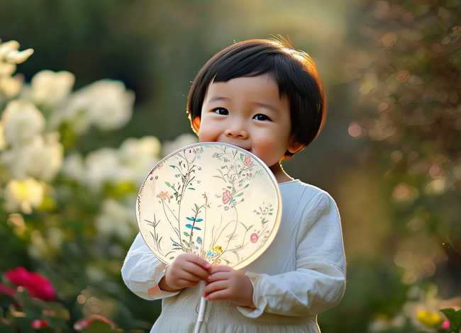 简单又漂亮的团扇画儿童、简单又漂亮的团扇画儿童怎么画