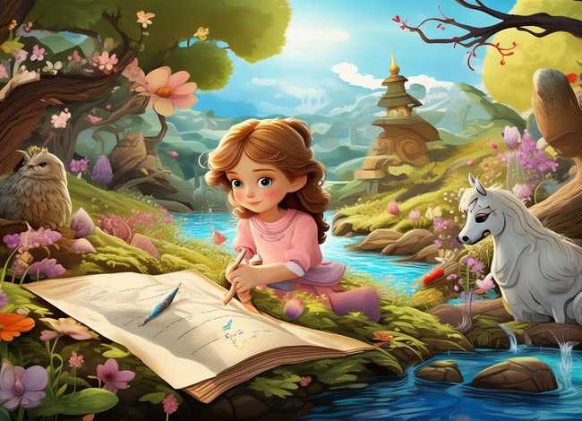 童话故事自编，童话自编作文