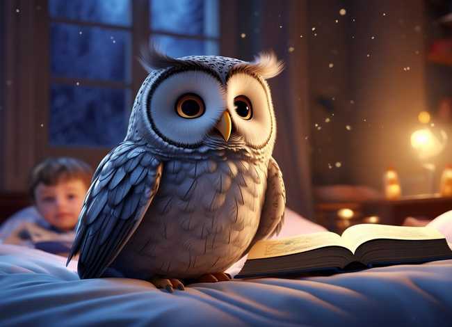儿童睡前故事猫头鹰，睡前故事 猫头鹰