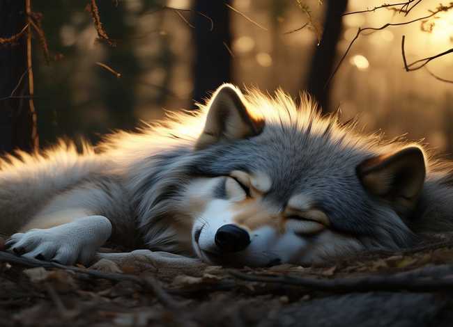 狼 睡前故事，大灰狼 睡前故事