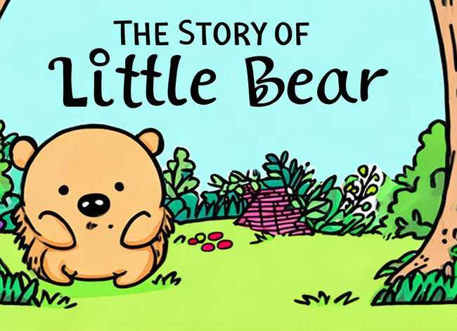 小熊的故事儿童绘画（小熊的故事简笔画）