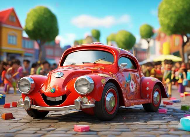 儿童有声故事红色小汽车 - 红色的小汽车故事免费听