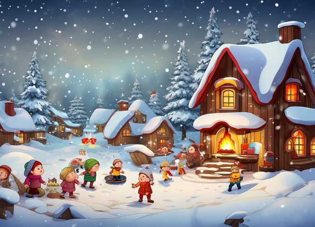 关于冬天的幼儿故事 - 关于冬天的故事幼儿园绘本