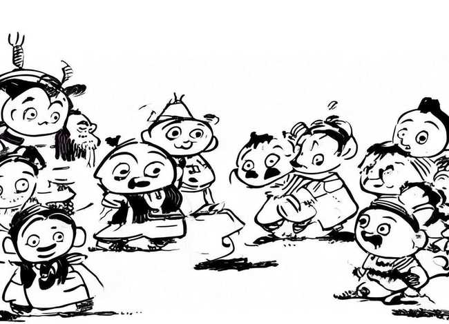 成语故事连环画简笔画 - 成语故事连环画简笔画四张 成语故事连环画简笔画 - 成语故事连环画简笔画四张