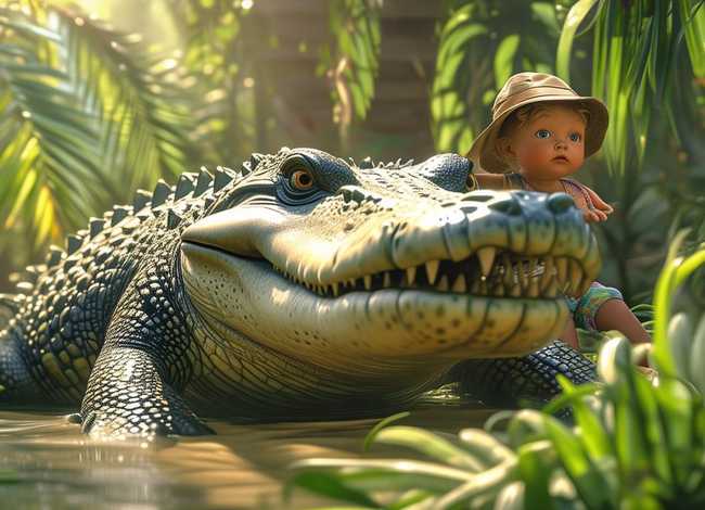 儿童故事鳄鱼的故事（关于鳄鱼的幼儿故事）