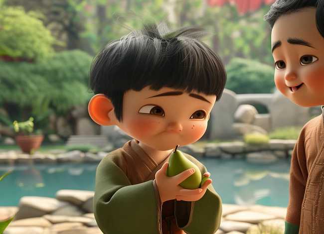 孔融让梨的故事动画（孔融让梨的故事动画视频）