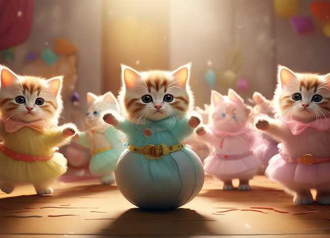 小猫儿童故事舞蹈创编 - 小猫幼儿舞蹈创编