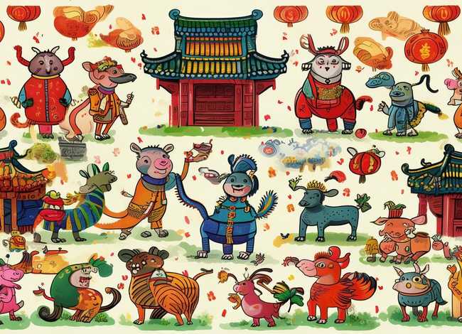 12生肖的故事儿童版文字；十二生肖儿故事