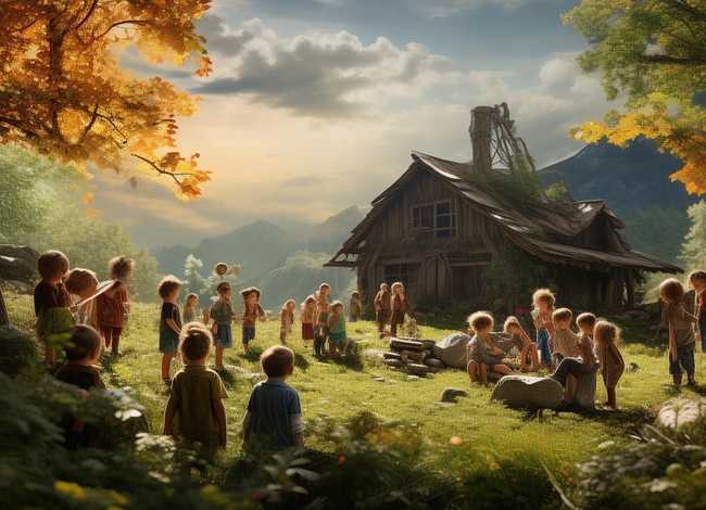 大山小山的儿童故事（大山里的小故事）