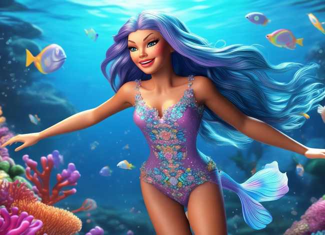 芭比公主玩具故事；芭比公主玩具故事游泳