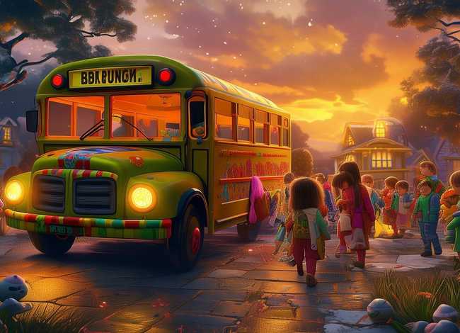 校车故事儿童睡前（校车的故事睡前故事）