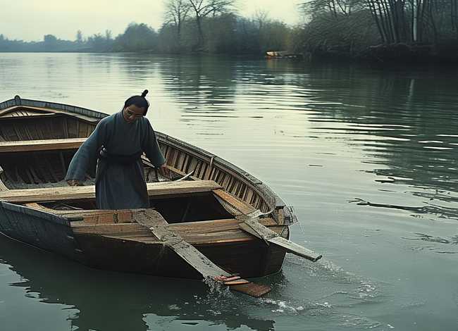 刻舟求剑的故事英文版；刻舟求剑的故事英文版150字