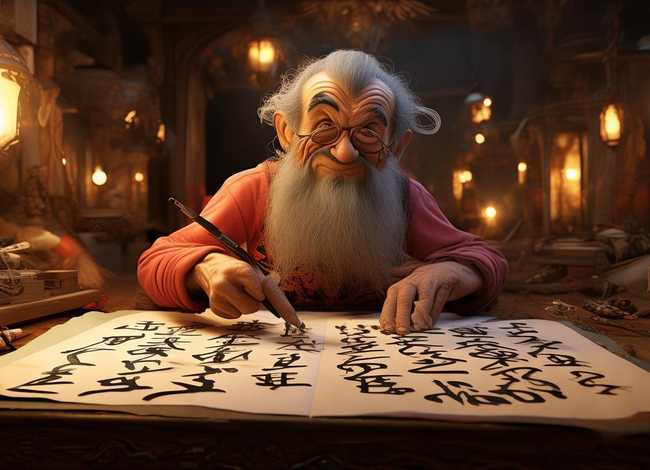 书法家的故事动画，书法家的故事动画片