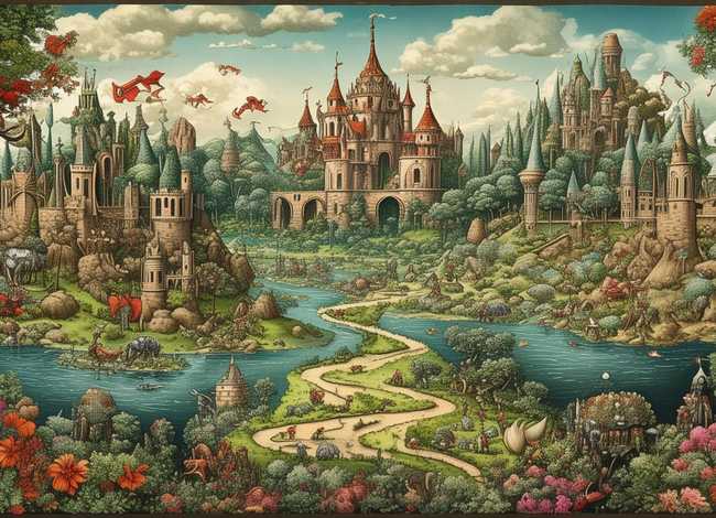 王国插画手绘图片 王国插画手绘图片大全