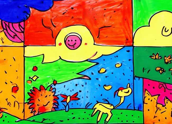 儿童线条画图片（儿童线条画图片简单又漂亮）