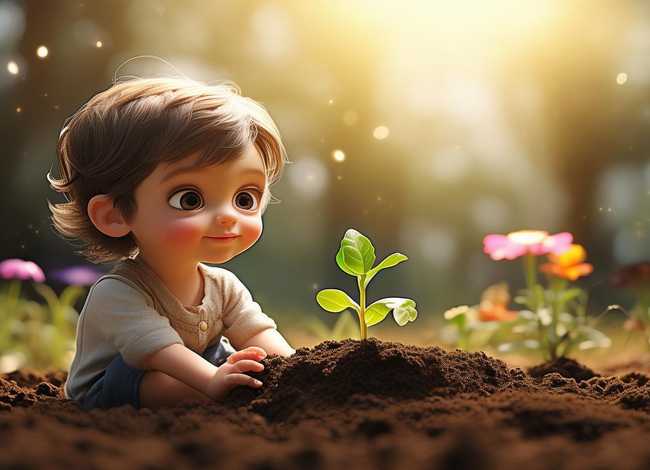 种子的故事儿童 种子的幼儿故事