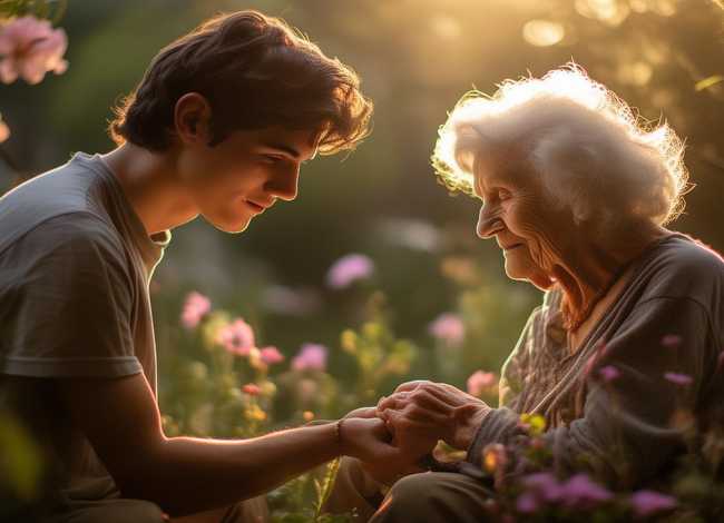 孝敬老人的故事，孝敬老人的故事20字