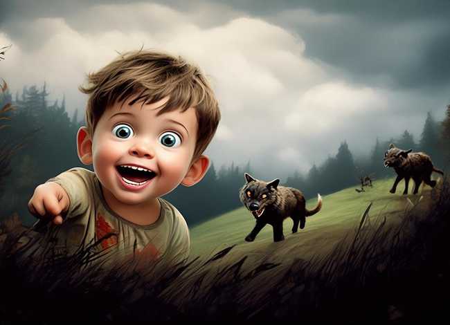 儿童故事狼来了全文；小儿故事狼来了