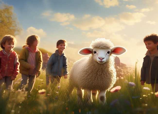 小羊的故事完整版儿童、小羊的故事文字版