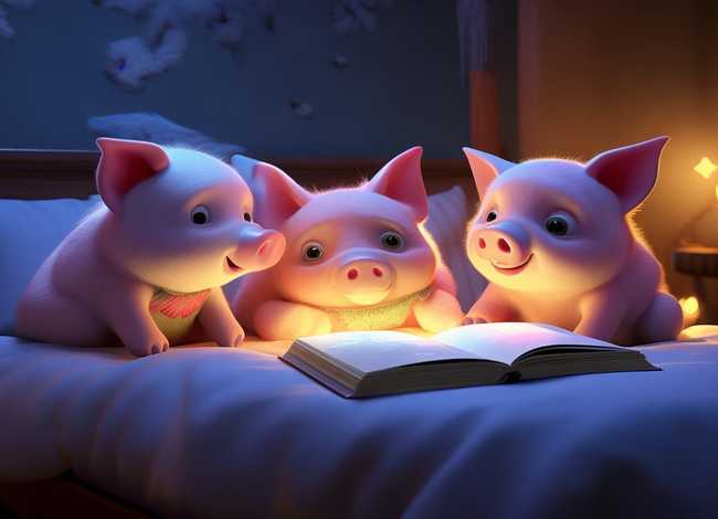 儿童故事大全睡前免费听三只小猪、少儿故事大全免费听故事三只小猪
