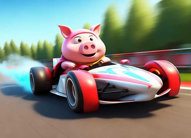 儿童故事猪猪侠赛车 比赛车的猪猪侠