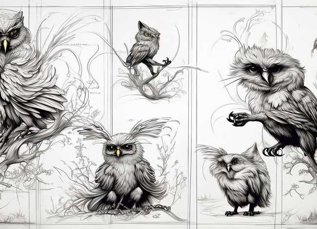 线描画寓言故事连环画 线描画寓言故事连环画图片