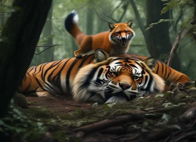 狐假虎威的意思是什么；狐假虎威的意思是什么标准答案