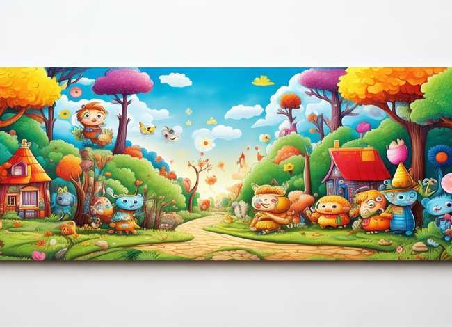 儿童绘本故事图片素材（儿童绘本故事图片横版素材）