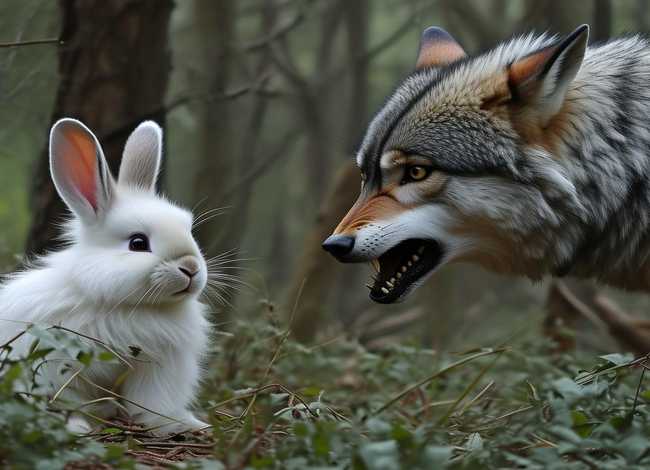 小白兔,故事，大灰狼小白兔故事