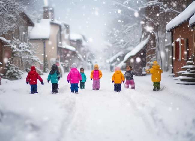 下雪的儿童故事 - 下雪的故事幼儿视频