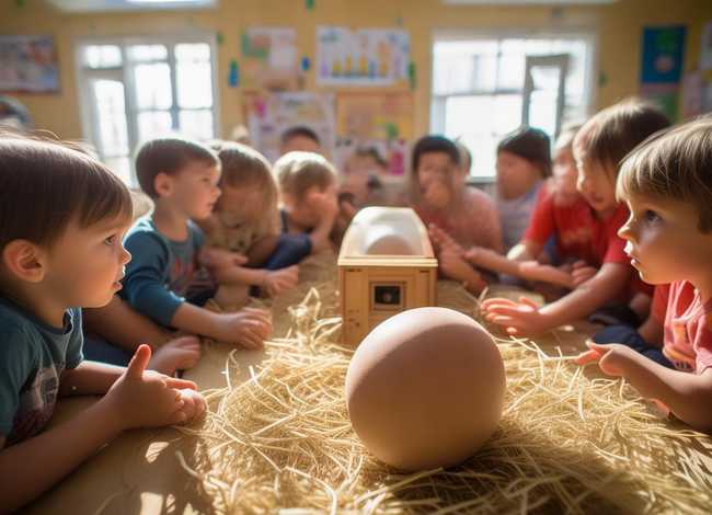 儿童故事鸡蛋孵小鸡，幼儿园孵小鸡课程故事