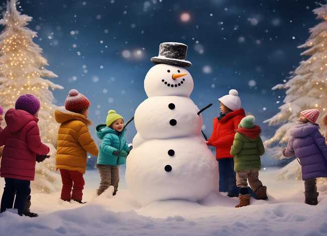 关于堆雪人的儿童故事文章、关于堆雪人的小故事