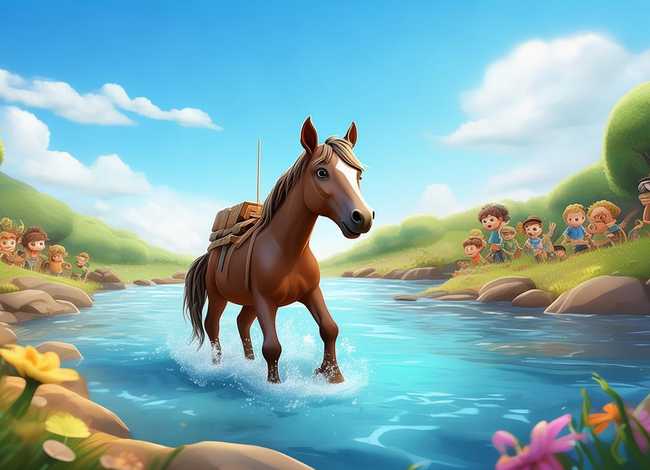 儿童故事小马过河教案 - 幼儿故事小马过河教案