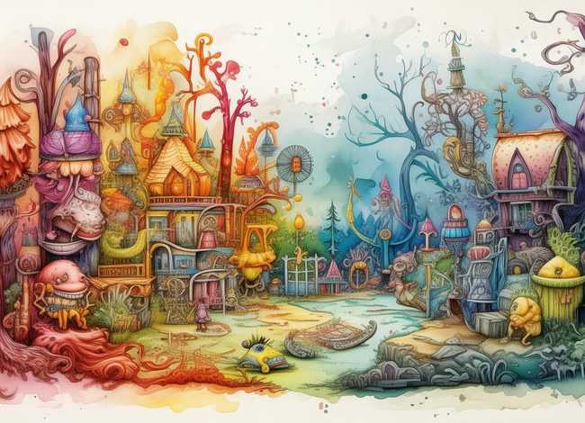 水粉画绘本故事 - 水粉绘本故事连环画