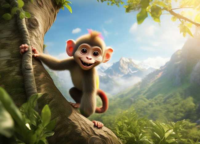 小猴上山故事 小猴子上山的故事怎么讲