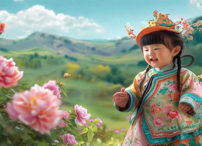 儿童童话汉服、儿童童话汉服图片