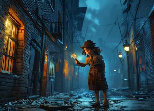 侦探故事儿童连环画、连环画侦查的故事