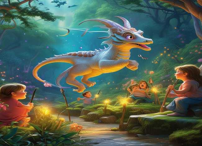 龙的故事传说儿童完整、龙的传说幼儿故事