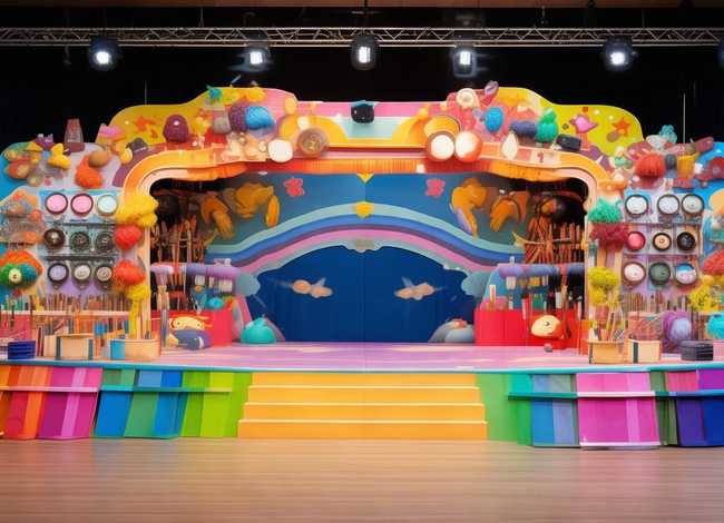 儿童表演妆容舞台(儿童表演妆容舞台效果图) 儿童表演妆容舞台(儿童表演妆容舞台效果图)