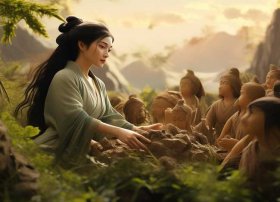 女娲造人故事绘本（女娲造人故事绘本图片）