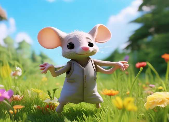 幼儿图画小故事；幼儿图画故事鼠小弟的小背心没有采用的修辞手法是