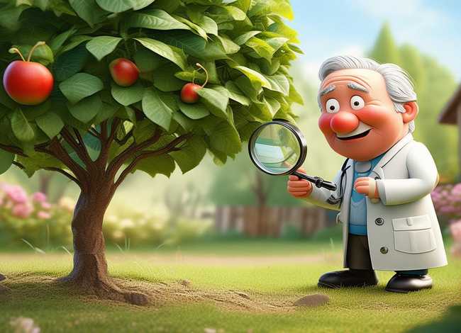 小苹果树找医生故事儿童故事、寓言故事小苹果树找医生