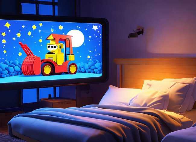 挖掘机的故事睡前语音版；挖掘机的故事睡前故事视频大全