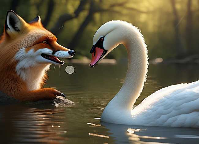 狐狸和天鹅的故事狐狸怎么上当 - 狐狸和天鹅的故事作文