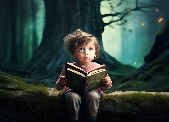 儿童故事的结局一般都留有悬念；幼儿故事的结构一般包括