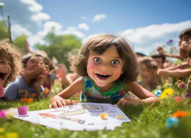 画蛇添足儿童故事图片，画蛇添足儿童画图片