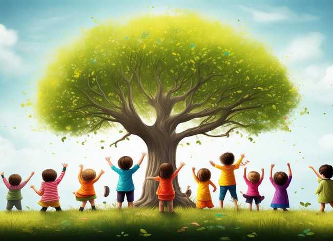 关于儿童长高的宣传图片；关于儿童长高的宣传图片素材