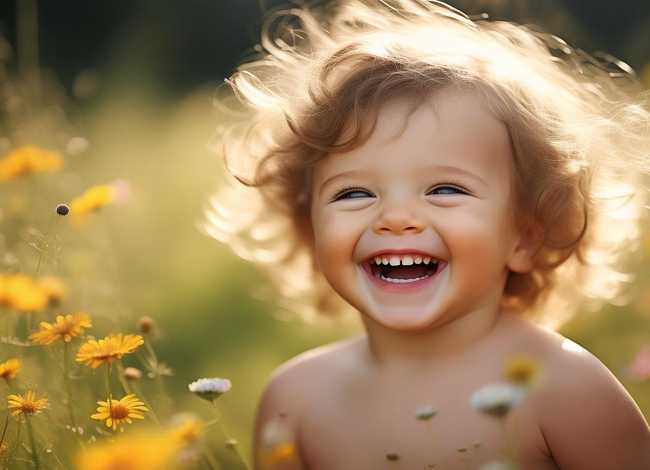 儿童的微笑图片，儿童的微笑图片唯美