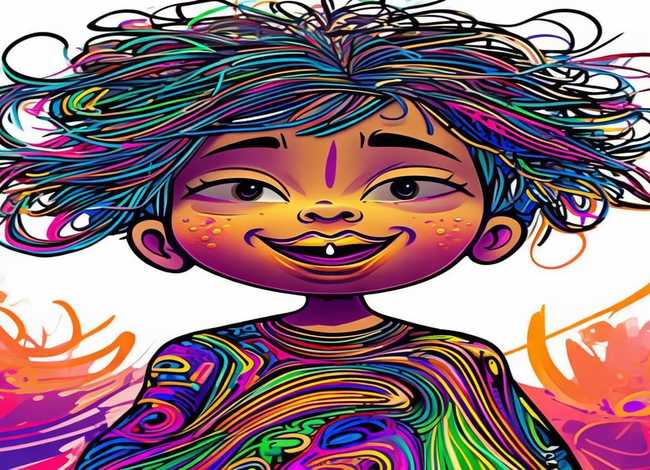 线条画儿童人物画、线条画儿童人物画教程