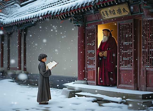 程门立雪简易故事；程门立雪,简短故事